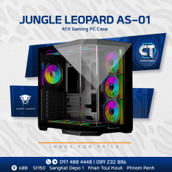 JUNGLE LEOPARD AS-01 BLACK JUNGLE LEOPARD AS-01 BLACK