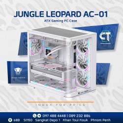 JUNGLE LEOPARD AC-01 White JUNGLE LEOPARD AC-01 White