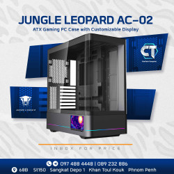 JUNGLE LEOPARD AC-02 BLACK JUNGLE LEOPARD AC-02 BLACK