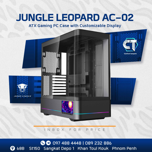 JUNGLE LEOPARD AC-02 BLACK JUNGLE LEOPARD AC-02 BLACK