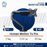 Human Motion T6 Pro Black Human Motion T6 Pro Black